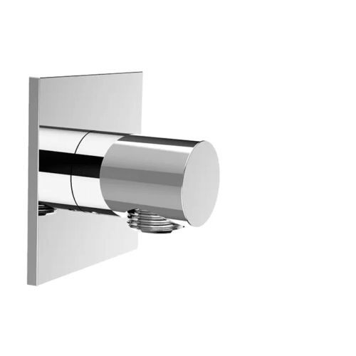 נקודת מים מתכתית עם רוזטה מרובעת