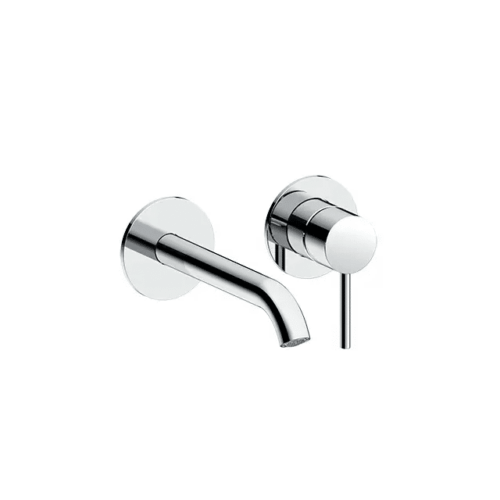 ‏כיסוי חיצוני לברז מהקיר - פיה ארוכה רוזטה עגולה