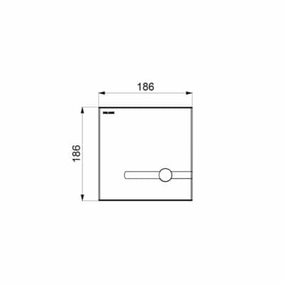 TEMPOMATIC dual control plate for WCs – תמונה 3