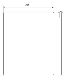 Alternative view of מראה מלבנית מנרוסטה