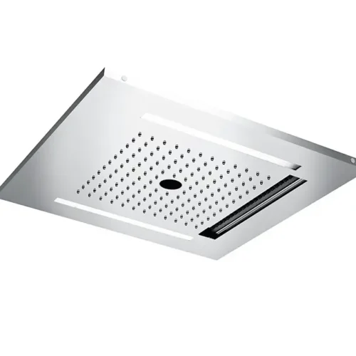 Temotion Icicle Square - ראש מקלחת מרובע צמוד תקרה