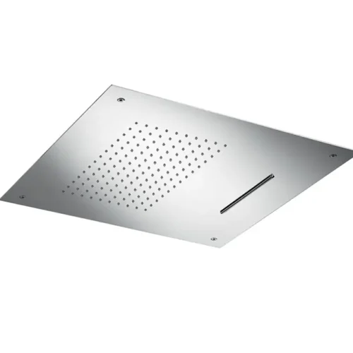 Temptation Cascade Square 500 dual flow - ראש מקלחת צמוד תקרה 500 מ"מ