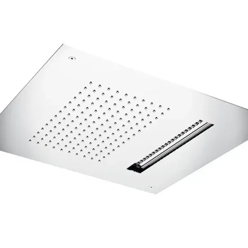 Temptation Wire Square 500 dual flow - ראש מקלחת צמוד תקרה 500 מ"מ