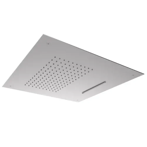 ‏ראש מקלחת מרובע צמוד תקרה מסדרת Temptation - נירוסטה 316