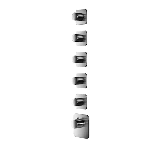 ‏כיסוי חיצוני לאינטרפוץ 7/8 דרך מסדרת Flow High - רוזטה מעוגלת
