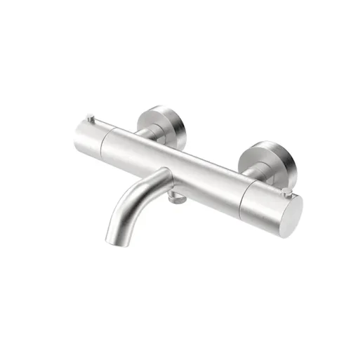 ‏סוללה חיצונית תרמוסטטית 3 דרך עם פיית מילוי - נירוסטה 316