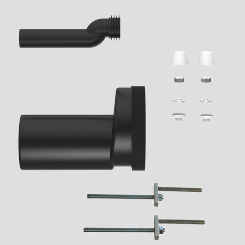 SANIT - סט ניפלים אקצנטרי לאסלה תלויה