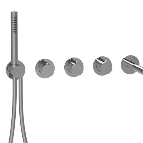 ‏כיסוי חיצוני לאינטרפוץ טרמוסטטי 4 דרך רוזטות עגולות