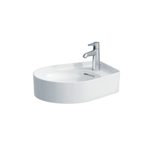 ‏VAL - כיור מונח עם איזור חצי רטוב