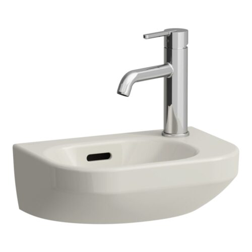 Alternative view of ‏LUA - כיור תלוי עם חור לברז בצד ימין