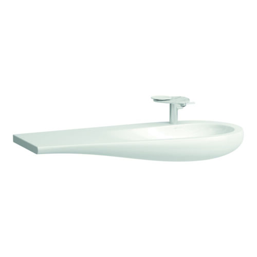 ‏ALESSI - כיור תלוי עם מדף בצד שמאל