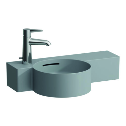 Alternative view of ‏VAL - כיור תלוי עגול קטן עם מדף