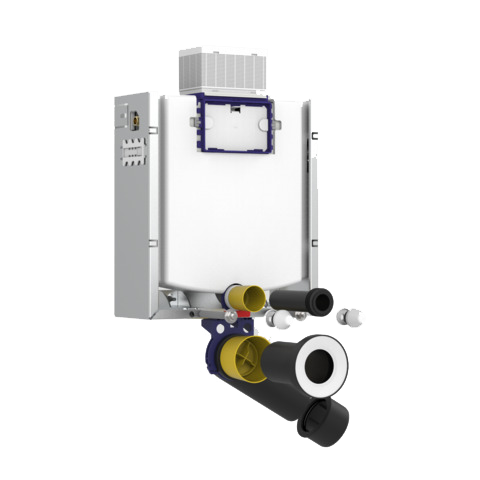 SANIT - מיכל הדחה לקיר בטון