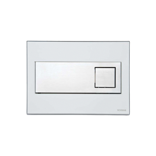 SCHWAB - לחצן הפעלה Caro פלסטיק לבן