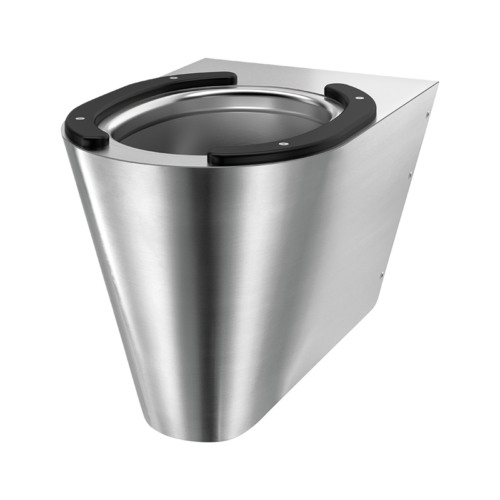 DELABIE - אסלה תלויה נירוסטה עם פד הגנה