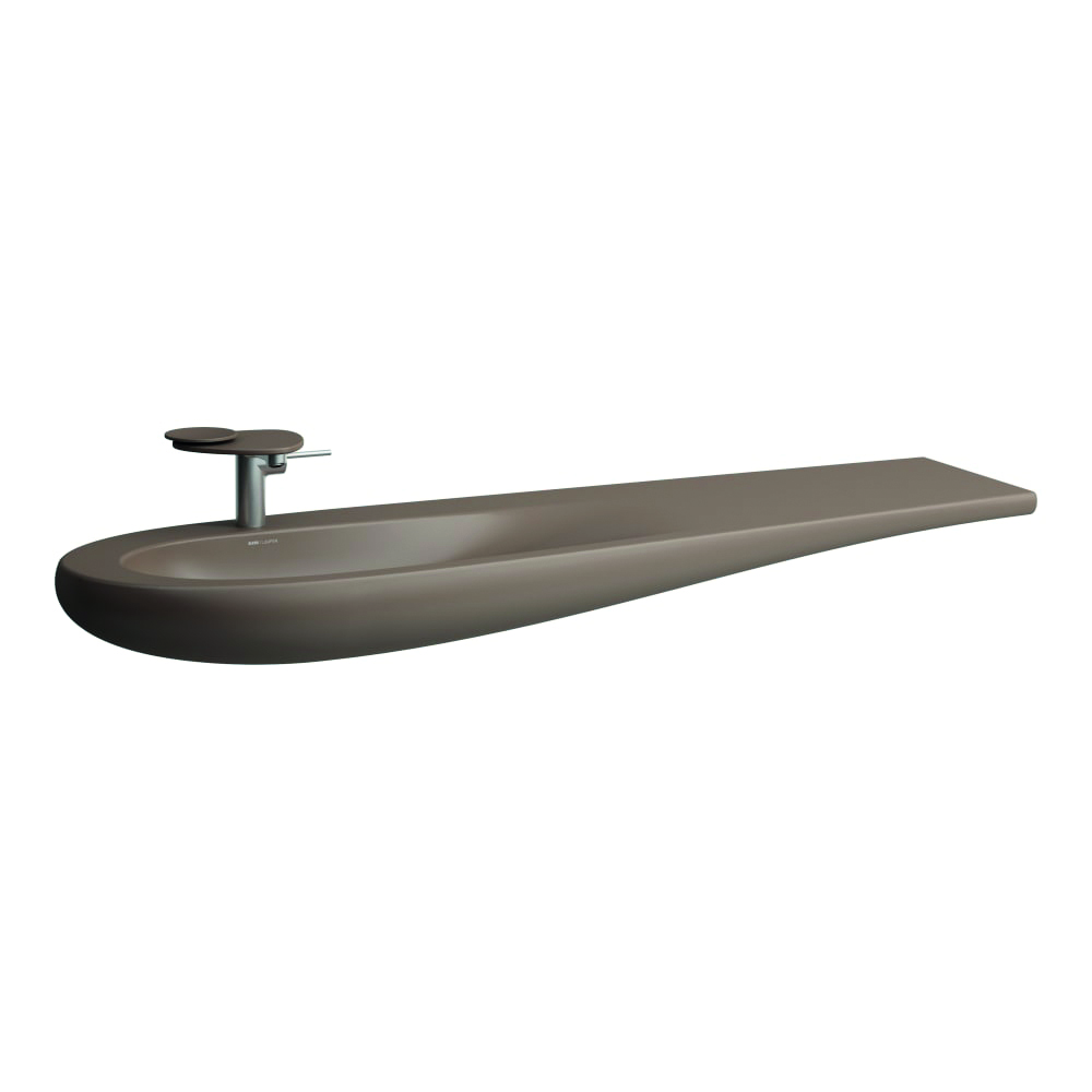 ⁦ALESSI - כיור תלוי 160 ס"מ עם מדף בצד ימין⁩ – תמונה ⁦3⁩